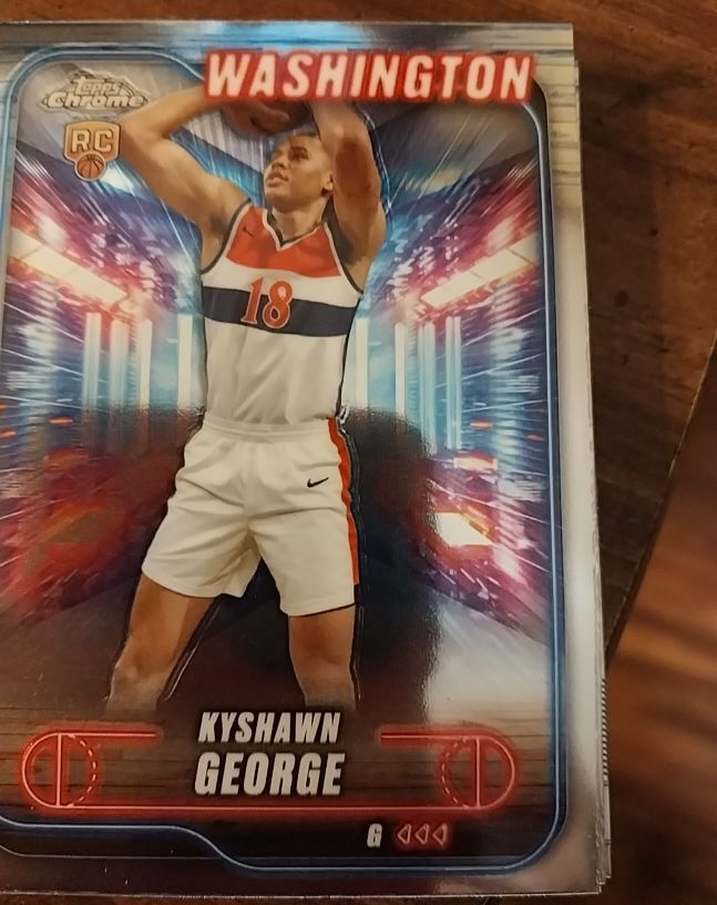 2024-25 Topps Chrome #158 Kyshawn George — front