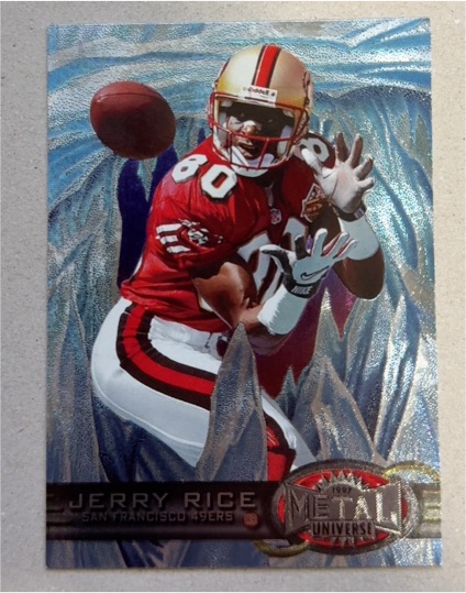 1997 Skybox Metal Universe #84 Jerry Rice — front