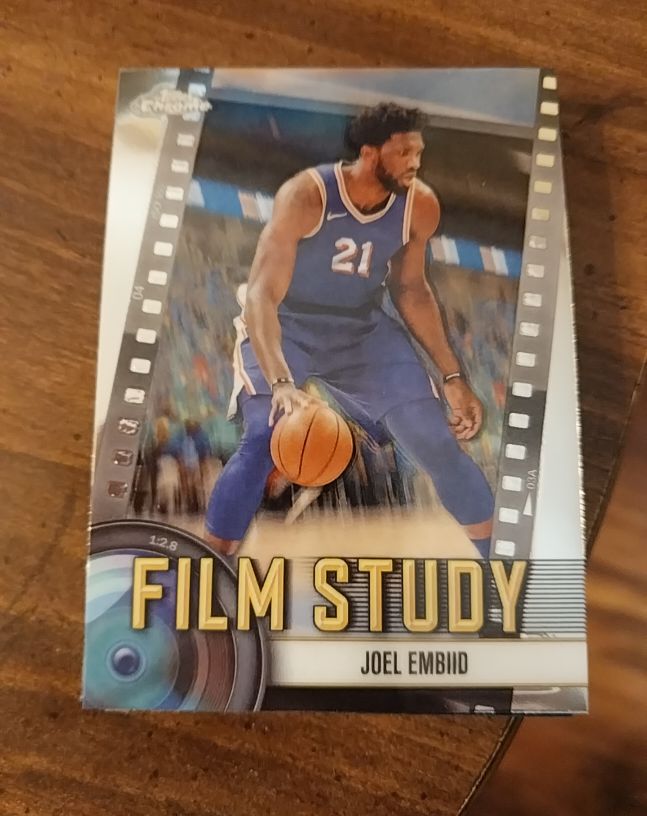 2024-25 Topps Chrome #FS-5 Joel Embiid Film Study — front