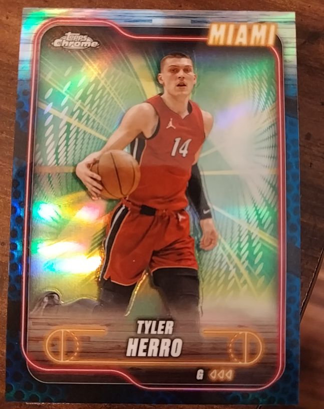 2024-25 Topps Chrome #79 Tyler Herro — front