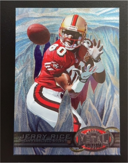 1997 Skybox Metal Universe #84 Jerry Rice — front