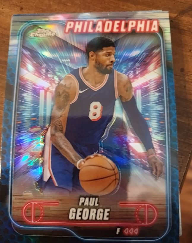 2024-25 Topps Chrome #135 Paul George — front