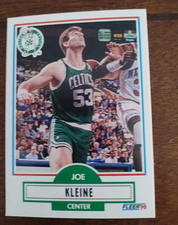 1990-91 Fleer #10 Joe Kleine — front