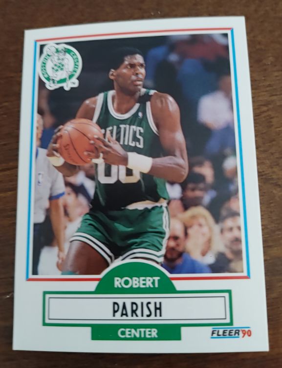 1990-91 Fleer #13 Robert Parish — front