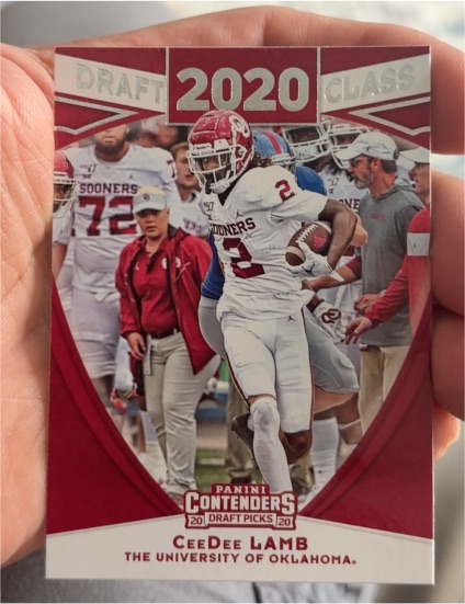 2020 Panini Contenders Draft Picks #6 CeeDee Lamb — front