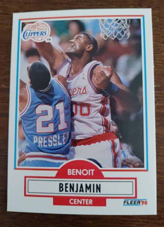 1990-91 Fleer #84 Benoit Benjamin — front