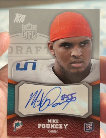 2011 Topps Rising Rookies #106 Mike Pouncey — front