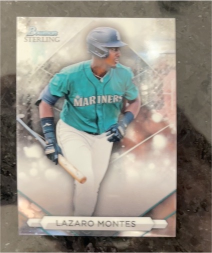 2023 Bowman Sterling #BSP-78 Lazaro Montes — front