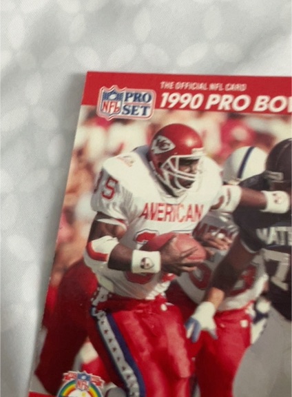 1990 Pro Set #363 Christian Okoye — front