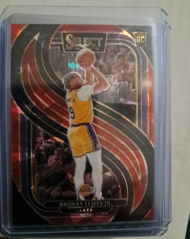 2024-25 Panini Select Premier Level #179 Bronny James Jr. — front