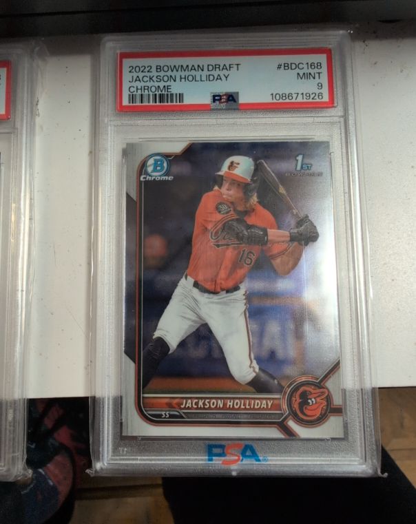 2022 Bowman Draft Chrome #BDC168 Jackson Holliday — front