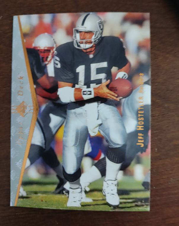 1995 Upper Deck SP #159 Jeff Hostetler — front