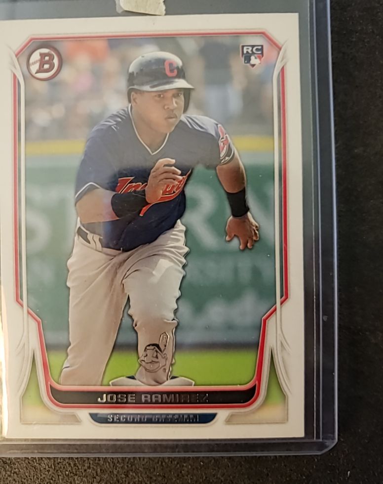 2014 Bowman #176 Jose Ramirez — front