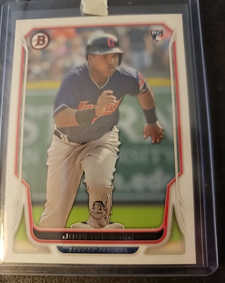 2014 Bowman #176 Jose Ramirez Rookie Card — front