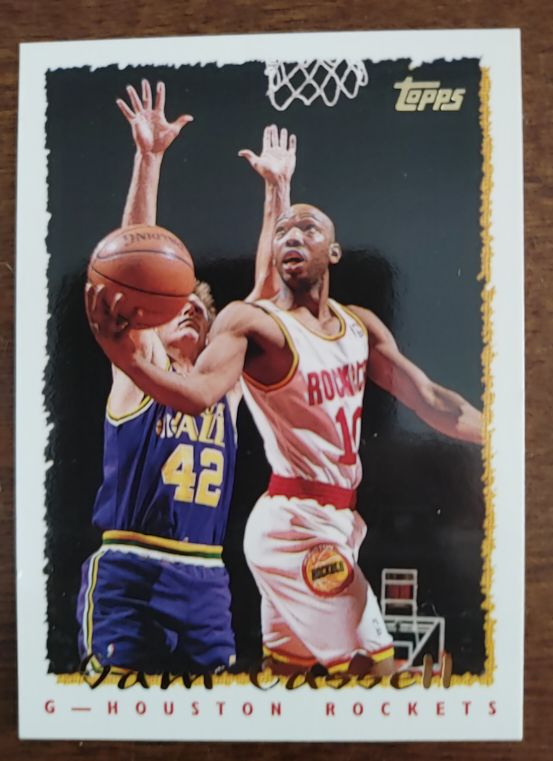 1994-95 Topps #63 Sam Cassell — front