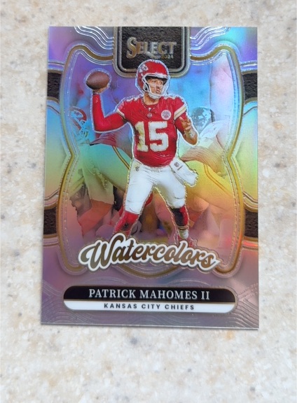 2024 Panini Select Watercolors #Watercolors Patrick Mahomes II — front