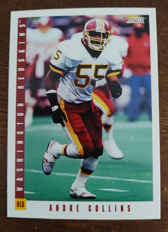 1993 Score #370 Andre Collins — front