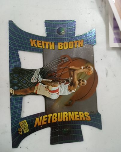 1997 Press Pass Netburners #NB35 Keith Booth — front