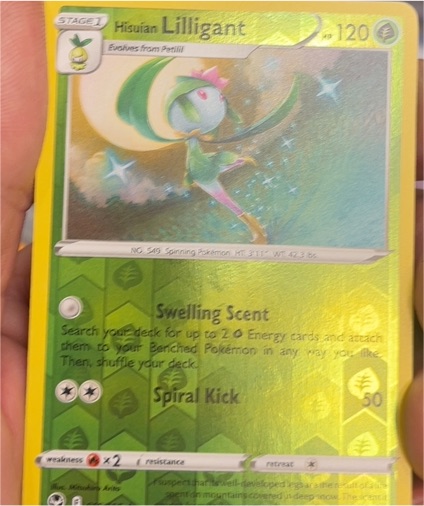2022 Pokémon Silver Tempest #010 Hisuian Lilligant — front