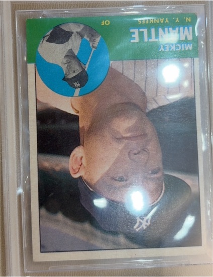 1963 Topps #50 Mickey Mantle — front
