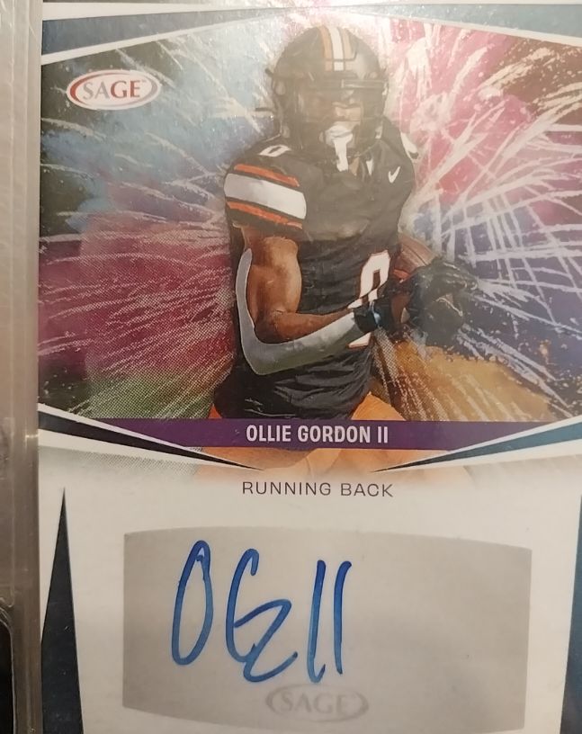 2025 Sage Football Ollie Gordon II — front