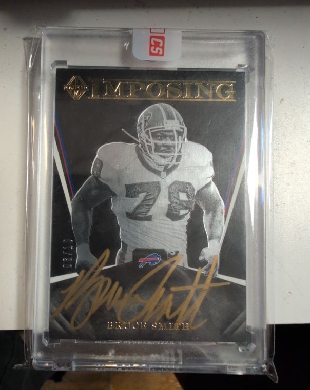 2018 Panini Majestic Imposing Signatures #IMP-BS Bruce Smith — front