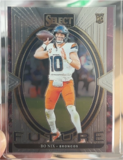2024 Panini Select #7 Bo Nix Future — front