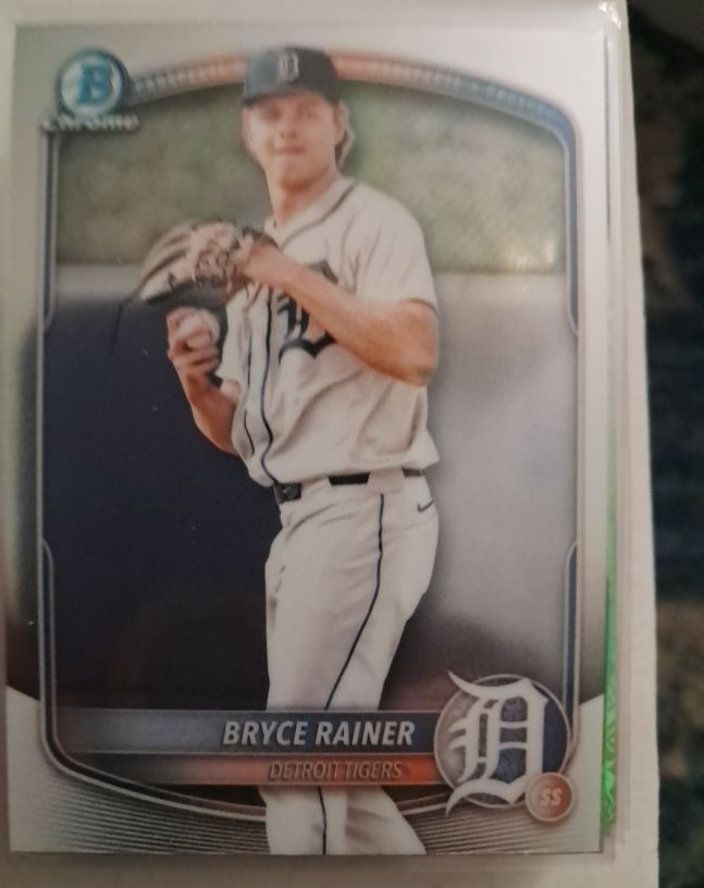 2025 Bowman Chrome #BCP-49 Bryce Rainer — front