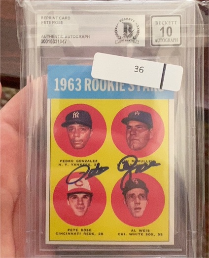 1963 Topps #537 Rookie Stars Pete Rose — front
