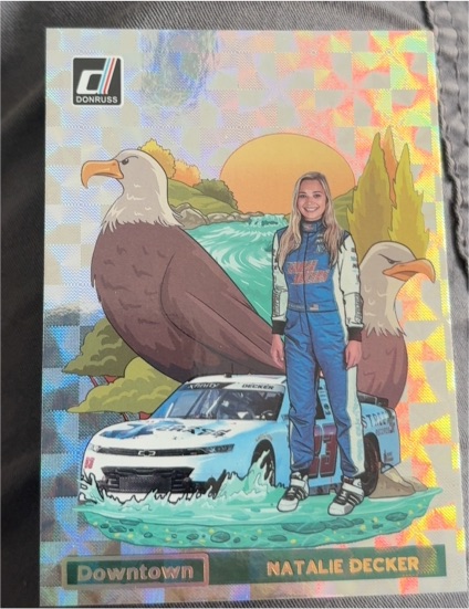 2022 Donruss NASCAR Downtown #Natalie Decker — front