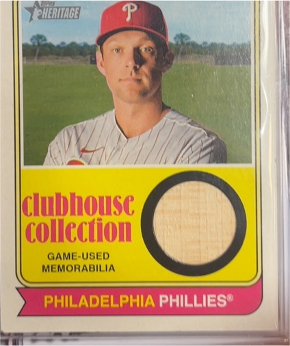 2023 Topps Heritage Clubhouse Collection Relics #CCR-PH Philadelphia Phillies — front