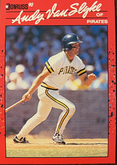 1990 Donruss #244 Andy Van Slyke — front