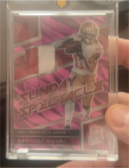2024 Panini Spectra Sunday Spectacle Brandon Aiyuk — front
