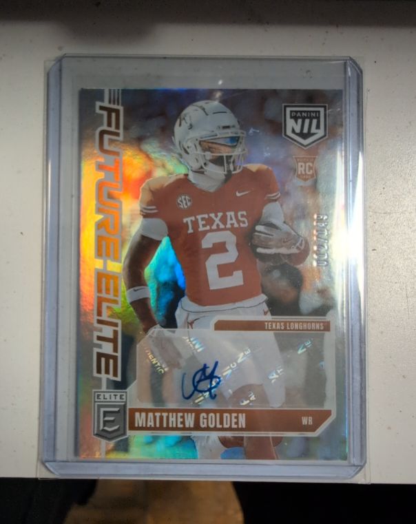 2025 Panini Elite #FE-MGN Matthew Golden — front
