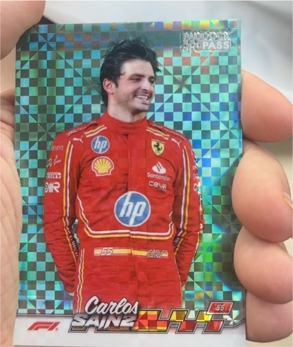 2024 Topps Paddock Pass Formula 1 #4b Carlos Sainz Chrome — front