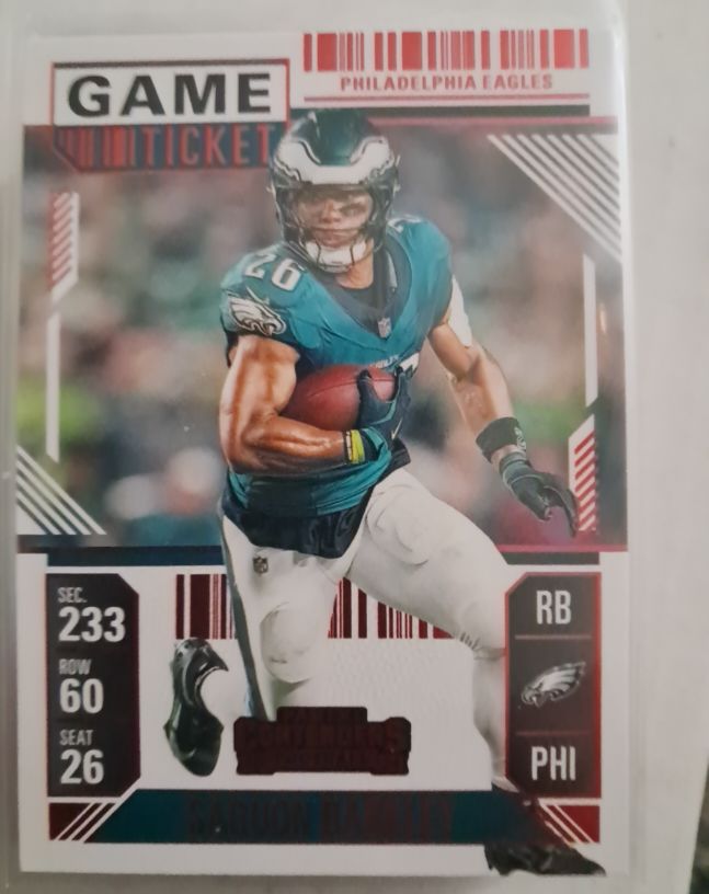 2024 Panini Contenders #80 Saquon Barkley — front