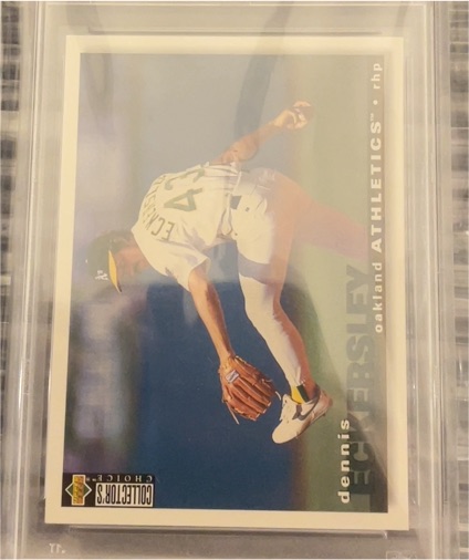 1995 Upper Deck Collector's Choice #134 Dennis Eckersley — front