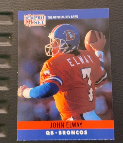 1990 Pro Set #88 John Elway Denver Broncos — front