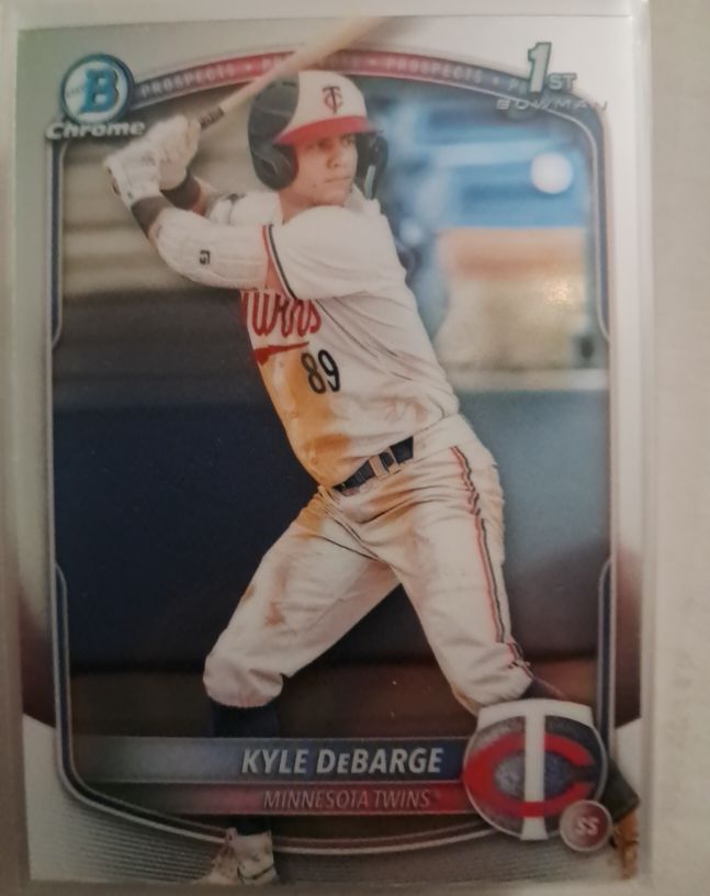 2025 Bowman Chrome #BCP-139 Kyle DeBarge — front