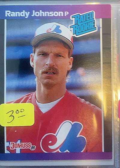 1989 Donruss #42 Randy Johnson Rated Rookie — front