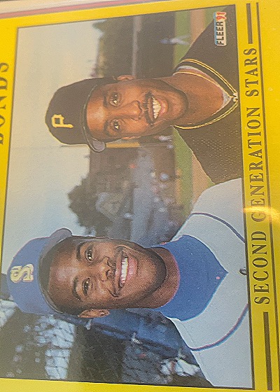 1991 Fleer #710 Ken Griffey Jr / Barry Bonds — front