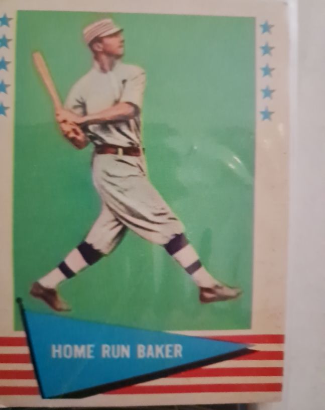 1961 Fleer Baseball Greats #6 Home Run Baker — front