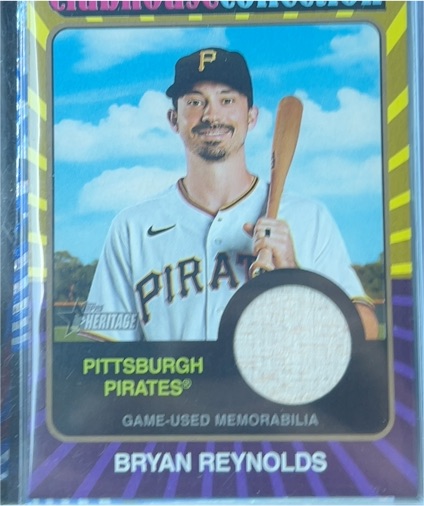 2024 Topps Heritage Clubhouse Collection #CCR-BR Bryan Reynolds — front