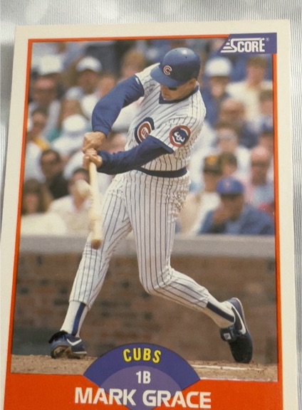 1989 Score #362 Mark Grace — front
