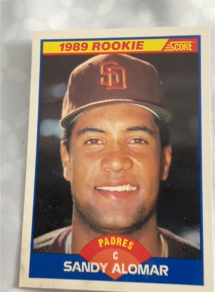 1989 Score #630 Sandy Alomar Jr. — front