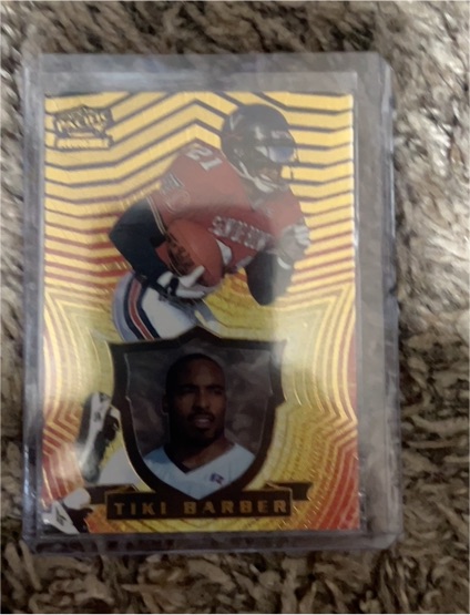 1997 Pacific Invincible #95 Tiki Barber — front