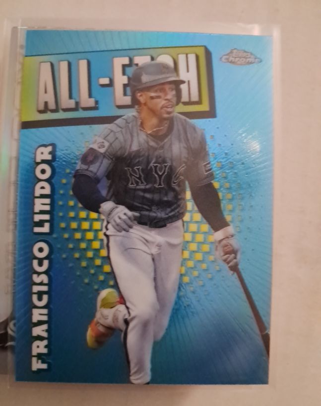 2025 Topps Chrome #CAE-10 Francisco Lindor All-Etch — front