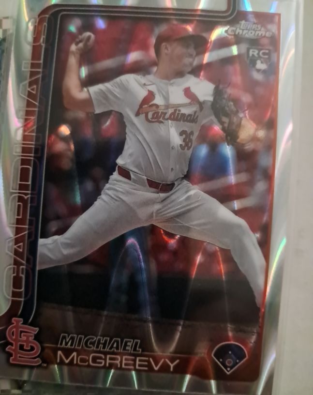 2025 Topps Chrome #193 Michael McGreevy — front
