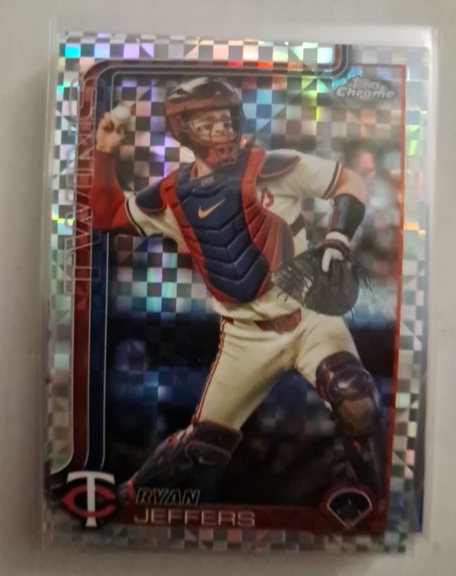 2025 Topps Chrome #65 Ryan Jeffers X-Fractor — front