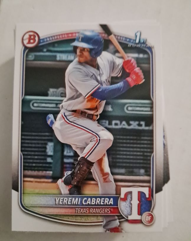 2025 Bowman #BP-146 Yeremi Cabrera — front